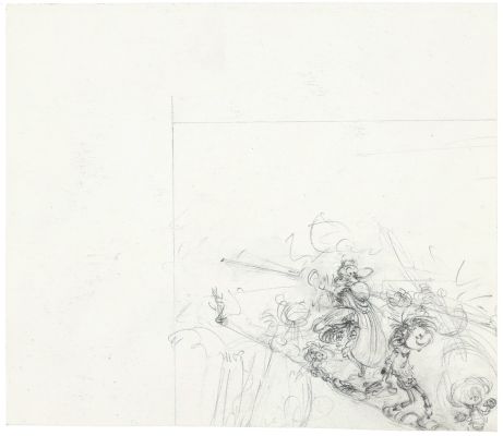 Gaston | L’Univers de Franquin, étude à la mine de plomb… | AZ auction