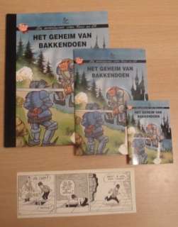 Nero 30 | Het geheim van Bakkendoen  - met originele strook  - hc groot formaat +2x sc  (1999) | Catawiki