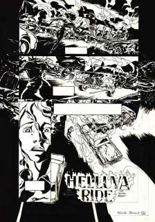 BANOVIC Sinisa - Page de titre originale de Bloodless : Helluva ride par Sinisa BANOVIC