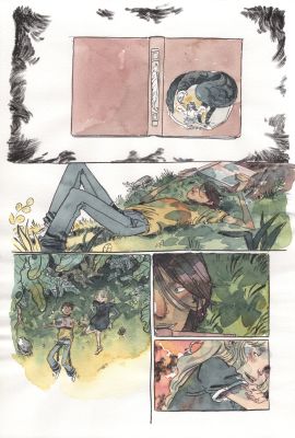 Morgan Beem | Author Immortal # 4 Page 01 | The Artist Bullpen