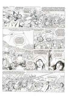 Mitton, Jean-Yves | Original page (p.38)  - Quetzalcoatl 6  - La Noche Triste  - (2005) | Catawiki