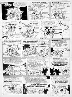 Macherot | Chlorophylle, planche n°8 Ã  l’encre de Chine de … | Banque Dessinée