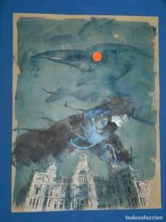 (B/D) DIBUJO DE GEORGE PRATT - DIBUJO ORIGINAL CARTEL HEROES COMIC CON MADRID 2018, ESPECTACULAR