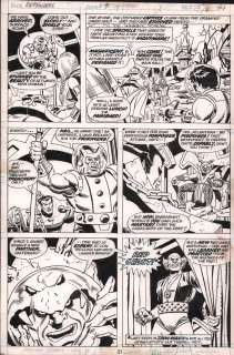 Jim Mooney, Sal Buscema - Defenders #7 P.21 - Attuma, Namor, Red Ghost - 1973