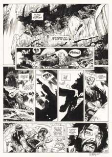 Lot 20 - RALPH MEYER UNDERTAKER L‘Indien Blanc (T.5), Dargaud 2019 Planche originale n°28....