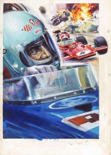 Maro (Otello Mauro Innocenti) - "Il diavolo del volante (The Last American Hero)", 1973 | Urania Casa d’Aste