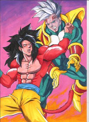 Lea Caballero | Goku 4 vs Vegeta baby | NRisso Art