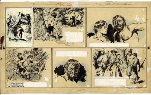 Salinas, Luis José | Original page (p.26)  - HernÃ¡n el Corsario  - (1938) | Catawiki