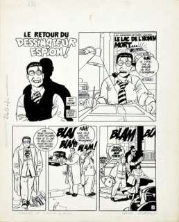 Clerc, Serge (1957) | Phil Perfect. Le retour du dessinateur espion. Encre... | Coutau Bégarie
