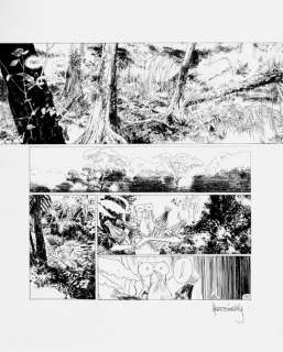 KRASSINSKY, Jean Paul... - Lot 277 - Le singe qui aimait les fleurs, p 34 Encre de Chine...