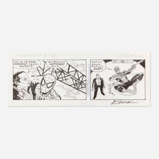 Alex Saviuk, Spider-Man Daily Comic Strip Original Art dated 8-19-10 (Marvel Comics, 2010) | Landry Pop Auctions