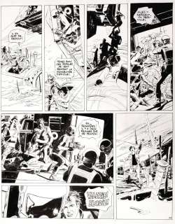 Lauréat du grand prix de la ville d‘Angoulême 1982 (GILLON Paul) - Planche originale 44 du tome 10 des NAUFRAGES DU TEMPS - Le cryptomère -