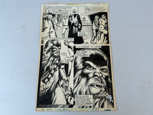 AUTHENTIC Star Wars Issue #2 Page 15, As Is 1977 Comic | misc / divers