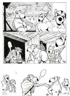 Oscar Martin - lot 316 - Solo, planche originale Ã  l‘encre de chine. Dimensions : 42 cm x 29,5 cm.