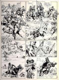 Ramaïoli Georges - Planche originale Ã  l‘encre de chine sur papier épais glacé [...]