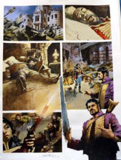 John M Burns - Nikolai Dante The Beast of Rudinshtein (THREE pages) (Signed)