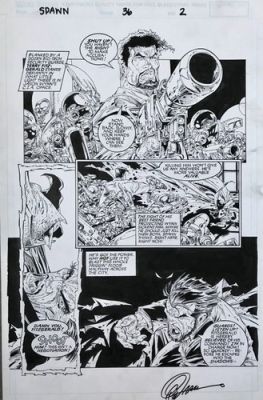 Spawn 36 page 2 by Capullo and Mcfarlane Original Comic Art firmata | eBay Europe (Buy It Now)