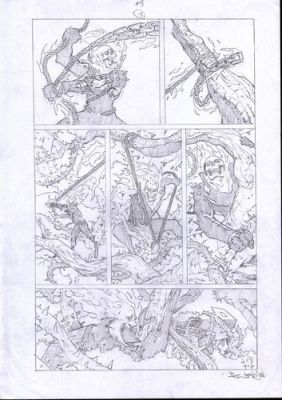 Ghost Rider Spirits of Violence 4p3 Original comic art Paul Davidson | eBay US (Buy It Now)