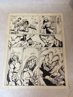 DALE KEOWN original art RARE EARLY Amateur hero turns into BEAST 1980’S WICKED | eBay US (Buy It Now)