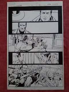 Original Art Page By Leandro Fernandez - Marvel Comics  - Punisher #22  - Page 21
