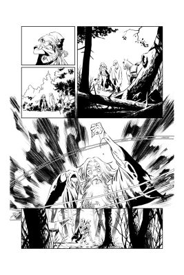 Pablo de Bonis | Red Sonja issue 1, page 5 – ARTIST PROOF | NRisso Art