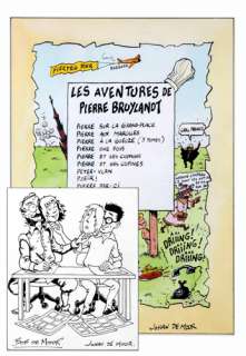 De Moor (Johan) | Très belle illustration couleurs Ã  l’encre de Ch… | Banque Dessinée