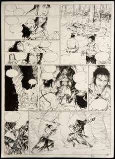 Genêt, Frédéric - Planche originale (p.19) - Samurai T.4 - Le Rituel de Morinaga - (2008) | Catawiki