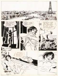 GILLON - Lot 108 - PAUL GILLON LA SURVIVANTE L‘Ultimatum (T.4), Albin Michel 1991 Planche originale...