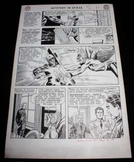 Murphy Anderson | Mystery in Space #89 P.11 - Hawkman Action - 1964 | Anthony’s Comic Book Art