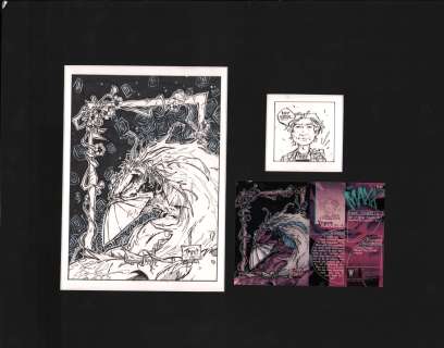 Trent Kaniuga - The Maxx Front & Back Published Card Art - Signed - 1995