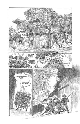 James Stokoe | Orphan and the Five Beasts: Bath of Blood Issue #4, Page 01 | Marley Zarcone / James Stokoe