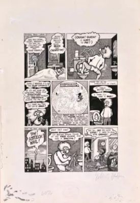 Gilbert Shelton | The Freak Brothers – Fat Freddy gets the clap | La Galerie de la Bande Dessinée
