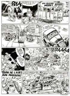 Serge Carrère | Léo Loden, Les Cigales du Pharaon, planche originale Ã … | Septimus