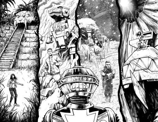 Gavin Smith | Gavin Smith - Mighty Morphin Power Rangers: Zord Quest #1, Page 14/15 DPS | Modern Mythology Comic Art