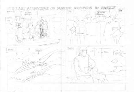Lot #507 | Moebius. Planche originale Mister Moebius | BDEnchères