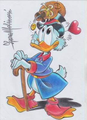 LARA MOLINARI 2 Illustrazioni originali Colore+Matita Disney 21x30cm Paperino. | eBay Europe (Buy It Now)