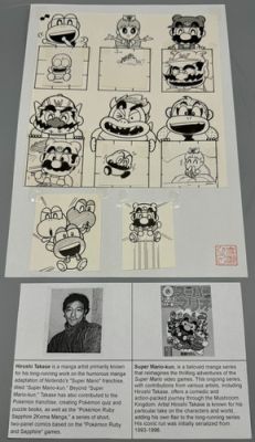 Original Hiroshi Takase Super Mario-kun Manga Comic Art Authentic | eBay US