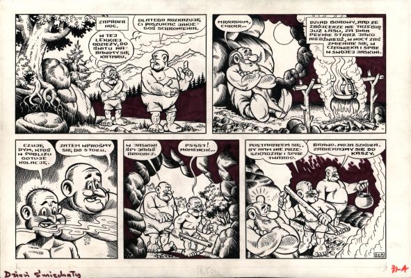 Janusz Christa | Kajko i Kokosz. Dzień Śmiechały, strona 31A | Galeria Komiksu
