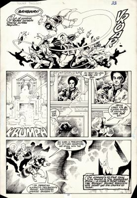 Al Gordon, Mike Mignola | Rocket Raccoon #2 P 17 (Awesome Page with Rocket in 4 of 5 Great Panels!) 1985 | Romitaman