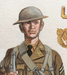 Funcken, Liliane et Fred - Illustration originale Ã  la gouache (p.9) - L’uniforme et les armes des soldats de la guerre 1939-1945 T.3 - (1974) | Catawiki