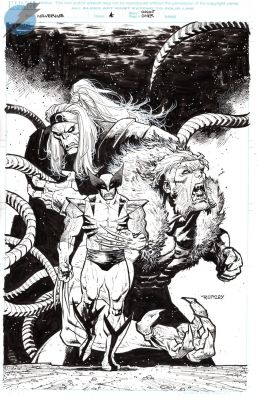 Ryan Ottley | Wolverine Issue 4 Page Cover | Felix Comic Art