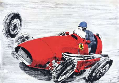 GUIDO CREPAX - La Ferrari F.2 di Ascari | Little Nemo