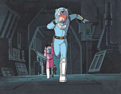 ULYSSE 31 DIC, 1978. Cellulos de Télémaque, Thémis et Nono sur leur décor | Rossini