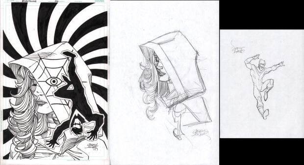 Casey Jones | Nightwing #26 Cover & Prelims 3Pc - Signed - 2017 | Anthony’s Comic Book Art