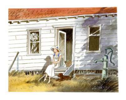 Charles, Jean François... | Middle West. Crayon et aquarelle sur papier. Dimensions:... | Coutau Bégarie