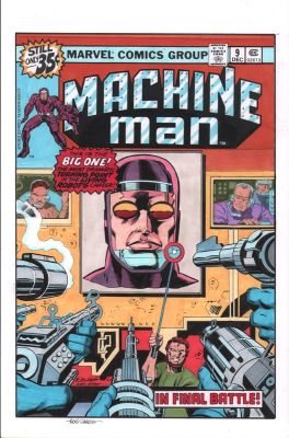 Bob Layton, Bob Sharen | Machine Man #9 Color Cover Re-Creation - Signed - 2022 | Anthony’s Comic Book Art