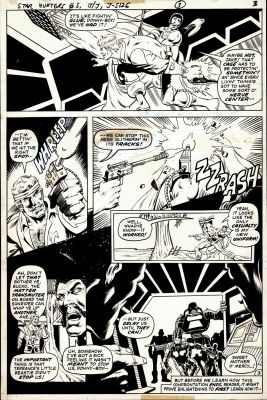 Bob Layton, Rich Buckler | Star Hunters #5 P 3 (Best Battle Pg in Book!) 1978 | Romitaman