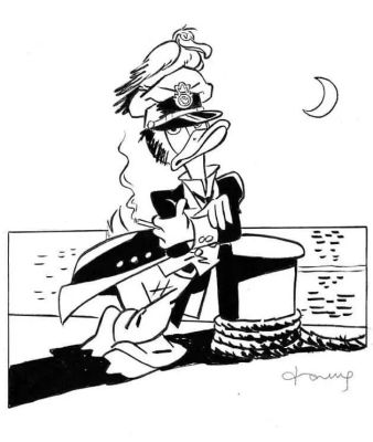 Donald Duck Inspired By Hugo Pratt’s “Corto Maltese” (Copy) (Copy) | Corner4art