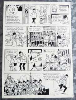 Vandersteen, Willy - Planche originale Ã  l’encre de Chine - Bob et Bobette / Suske en Wiske - Er waren eens... Belgen - (1980) | Catawiki