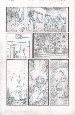 Josh Middleton | Nyx #4 P.6 - Kiden - Signed - 2004 | Anthony’s Comic Book Art